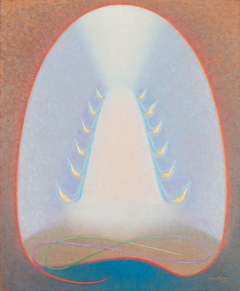 Mountain of Flame by Agnes Pelton