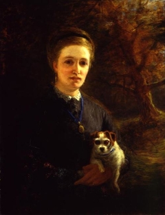 Mrs Farquharson Of Finzean, The Artist's Stepmother by Joseph Farquharson - Joseph Farquharson - ABDAG009576 by Joseph Farquharson