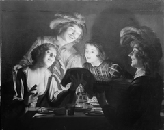 Musical Group by Candlelight by Gerard van Honthorst