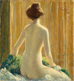 Nude Seated by Childe Hassam