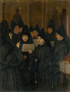 Nuns by Mikhail Nesterov