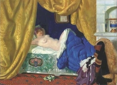 Odalisque by Boris Kustodiev