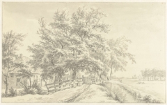 Op het Hoogeveen in Drenthe by Egbert van Drielst