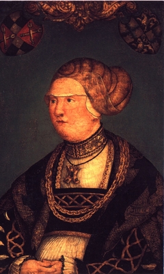 Painting of Johanna Corsselar van Witthem by Master of Meßkirch