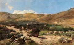 Paisaje de El Escorial by Félix Borrell Vidal