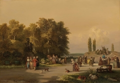 Park in the Vicinity of Paris by Charles Rochussen