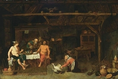 Philemon and Baucis Giving Hospitality to Jupiter and Mercury by David Ryckaert III