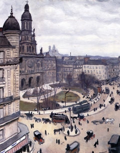 Place de la Trinity in Paris by Albert Marquet