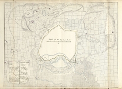 Plattegrond van Tongeren, ca. 1701-1715 by Samuel Du Ry de Champdoré