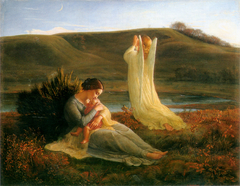 Poem of the Soul - The Angel and the Mother by Louis Janmot