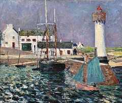 Port Haliguen Lighthouse by Maxime Maufra