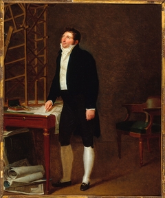 Portrait d'un architecte by François Dumont