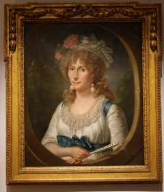 Portrait de Julie Candeille by Adèle Romany