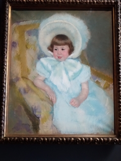 Portrait de Louise-Aurore Villeboeuf enfant by Mary Cassatt