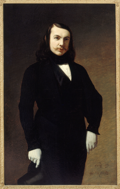 Portrait de Théophile Gautier (1811-1872), poète, romancier et critique by Auguste de Châtillon