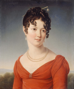 Portrait en buste d'Alexandrine-Anne de la Pallu, marquise de Flers (1786-1832) by François Gérard