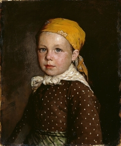 Portrait of a little Girl by Jahn Ekenæs