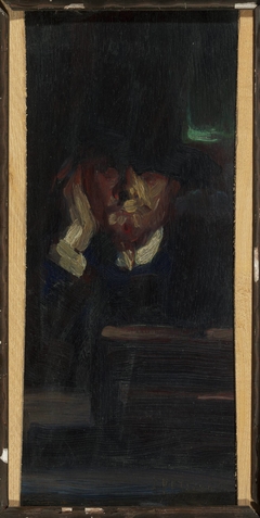 Portrait of a man in a hat by Czesław Pełczyński