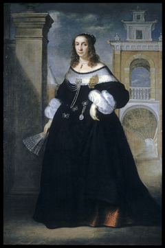 Portrait of Margherita, wife of Baldassare Vandergoes by Luigi Primo