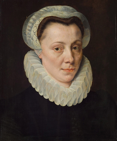 Portrait of a woman looking to the right by Adriaen Thomasz Key