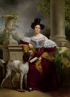 Portrait of Alida Christina Assink by Jan Adam Kruseman