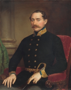 Portrait of an Officer by Miklós Barabás