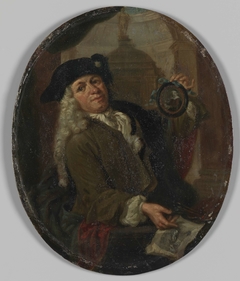 Portrait of Arnoud van Halen, Painter, Printmaker, Poet and Collector in Amsterdam by Unknown Artist