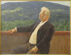 Portrait of Bjørnstjerne Bjørnson by Erik Werenskiold