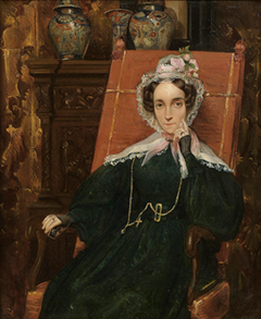 Portrait of Céleste de Chateaubriand by Hippolyte-Benjamin Adam