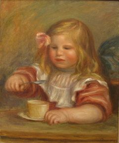 Portrait of Coco Eating His Soup by Auguste Renoir