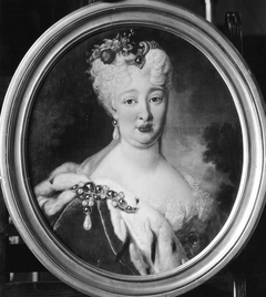 Portrait of Countess Palatine Elisabeth Auguste Sofie of Neuburg (1693 - 1728) by Pierre Goudreaux