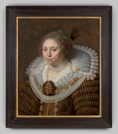 Portrait of Ermgard Elisabeth van Dorth (1601-1644) by Paulus Moreelse