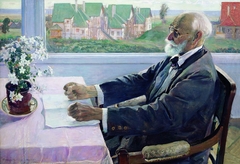 Portrait of Ivan Pavlov by Mikhail Nesterov