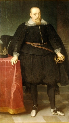 Portrait of King Sigismund III Vasa. by Philipp Holbein II