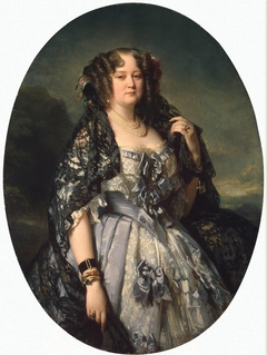 Portrait of Princess Sophia Radzivil by Franz Xaver Winterhalter