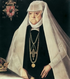 Portrait of Queen Anna Jagiellon as a widow. by Anonymous