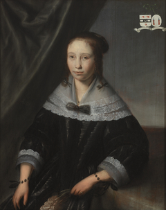 Portrait of Sibille van Nykerken by Harmen ter Borch