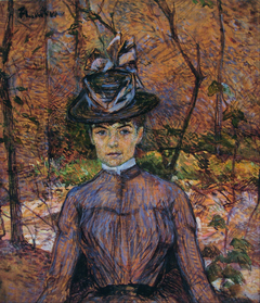 Portrait of Suzanne Valadon by Henri de Toulouse-Lautrec