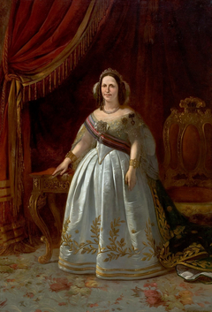 Portrait of Teresa Cristina of the Two Sicilies by Victor Meirelles