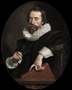 Portrait of the Italian Poet, Giambattista Marino by Frans Pourbus the Younger