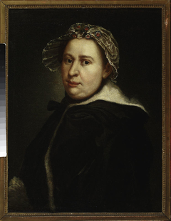 Portrait of Zuzanna Poltz née Link, wife of Daniel – court painter of Augustus III by Augustyn Mirys