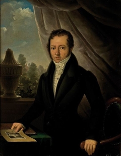 Portret van Christiaan Bernet (1770-1832) by Petrus van Schendel