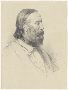 Portret van Giuseppe Garibaldi by Johan Philip Koelman