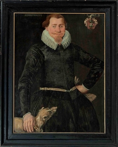 Portret van Harmen Fransz.van Bockama by Fries-Groningse meester