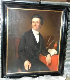 Portret van Justus Hiddes Halbertsma by Tjeert Eernstman