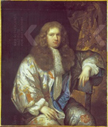 Portret van Steven Wolters (1651-?) by Caspar Netscher