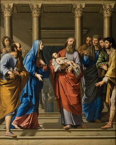 Presentación de Cristo en el templo by Philippe de Champaigne