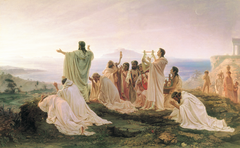 Pythagoreans Celebrate Sunrise by Fyodor Bronnikov