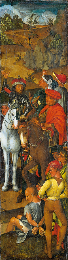 Raising of the Cross (Right Wing of the Triptych) by Anonymous