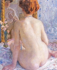 Reflections (Marcelle) by Frederick Carl Frieseke